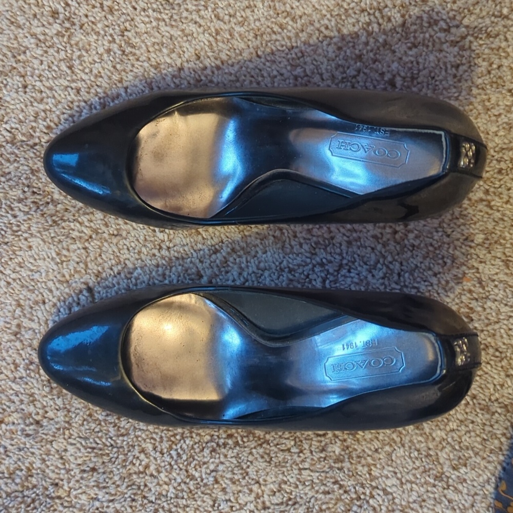 Coach high heels shoes